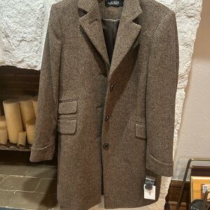 Lauren Ralph Lauren Brown Wool Coat NWT